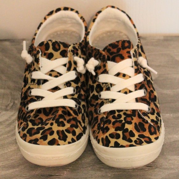 Forever Shoes - Forever Leopard Print Sneakers
